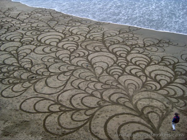 La  Sand Art di Andres Amador
